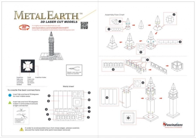 Puzzle 3D Big Ben Metal Earth