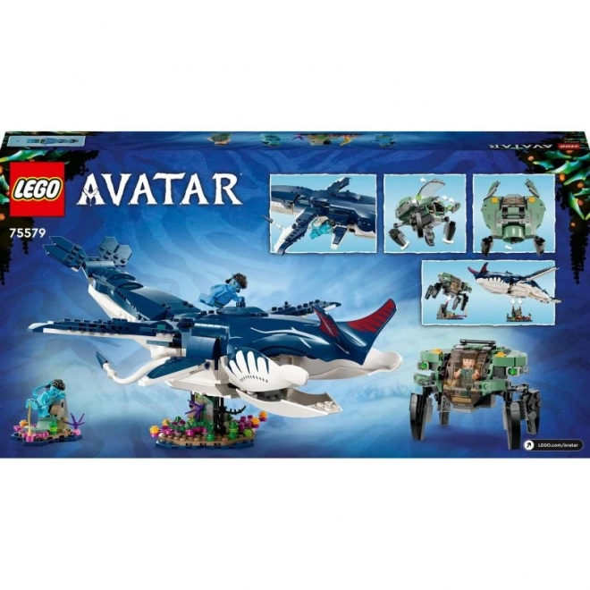 Tulkun Payakan e armatura granchio LEGO Avatar