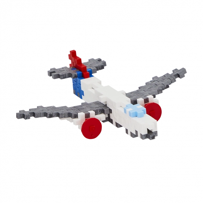 Set creativo Plus-Plus Aereo 100 pezzi
