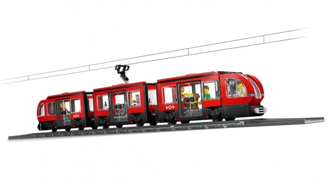 Tram cittadino con stazione LEGO City