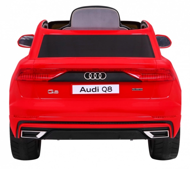 Audi Q8 Sollevatore per bambini batteria Rosso + Telecomando + EVA + Avvio lento + MP3 USB + LED