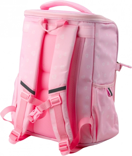 Zaino scolastico con unicorno e cintura pettorale rosa 20L