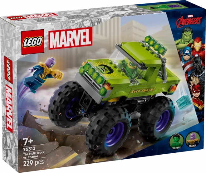 Lego Marvel camion di Hulk vs Thanos