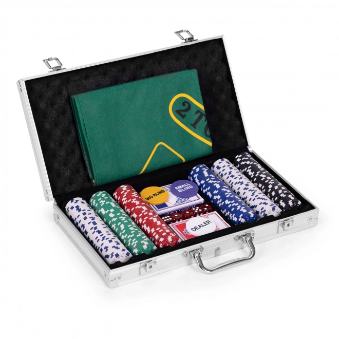 Set di Poker e Blackjack con Valigetta Portatile