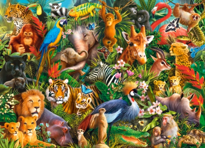 Puzzle magnifici animali 300 pezzi