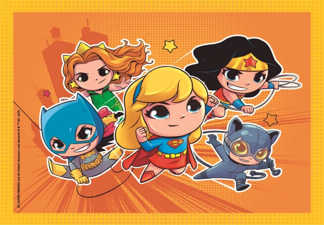 Puzzle 4 in 1 DC Super Friends