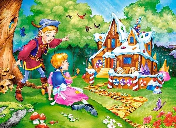 Puzzle 70 pezzi Hansel & Gretel