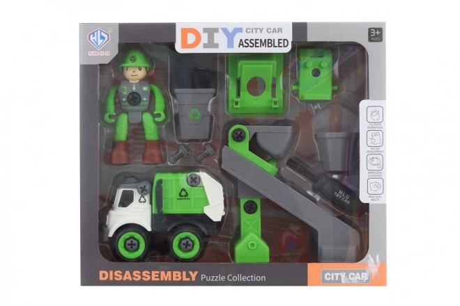 Set spazzatura avvitabile con figurina