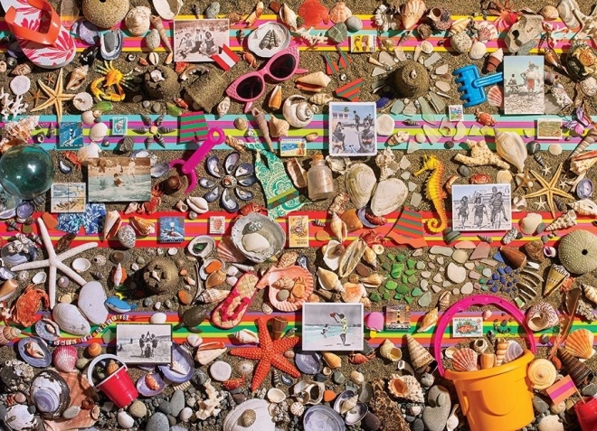 Puzzle scena da spiaggia 1000 pezzi Cobble Hill