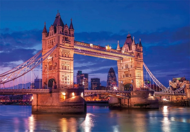 Puzzle Clementoni 1000 pezzi Tower Bridge di notte