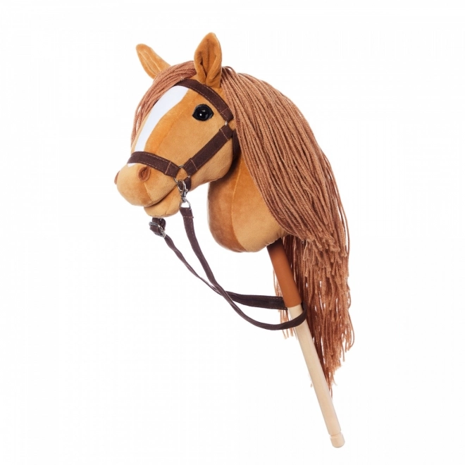 Cavallo di legno su bastone Hobby Horse HOPPIHORSE Marrone Castagno