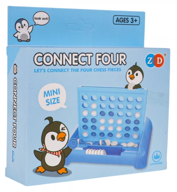 Gioco di abilità Quattro in fila Pinguino