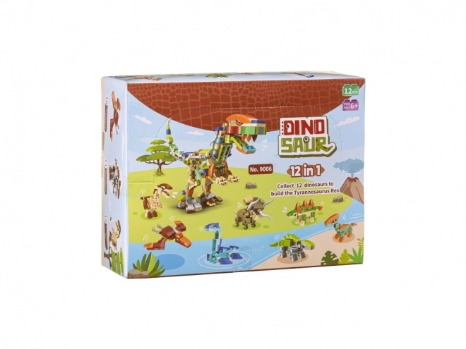 Set di costruzione Dinosauri 12 in 1