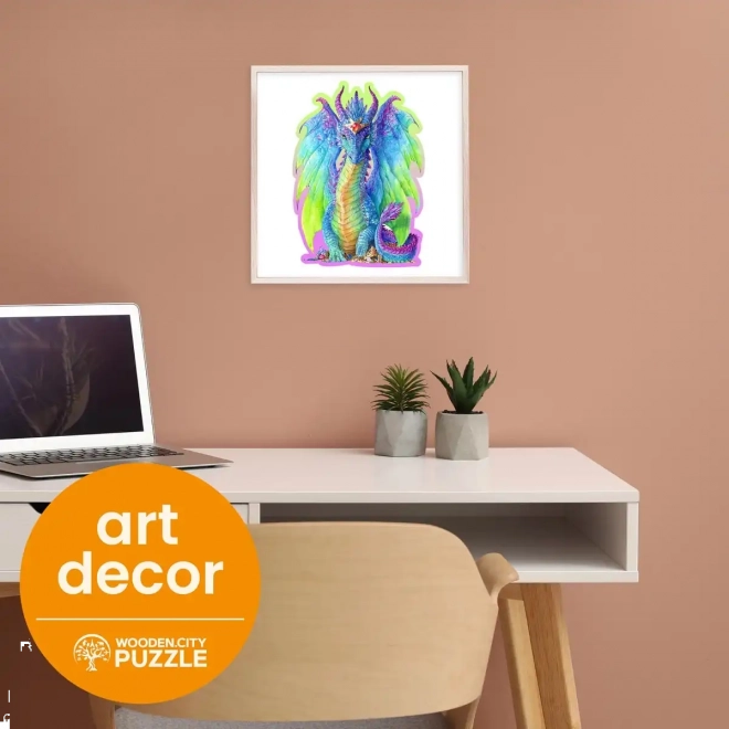 Puzzle in legno Drago maestoso 150 pezzi