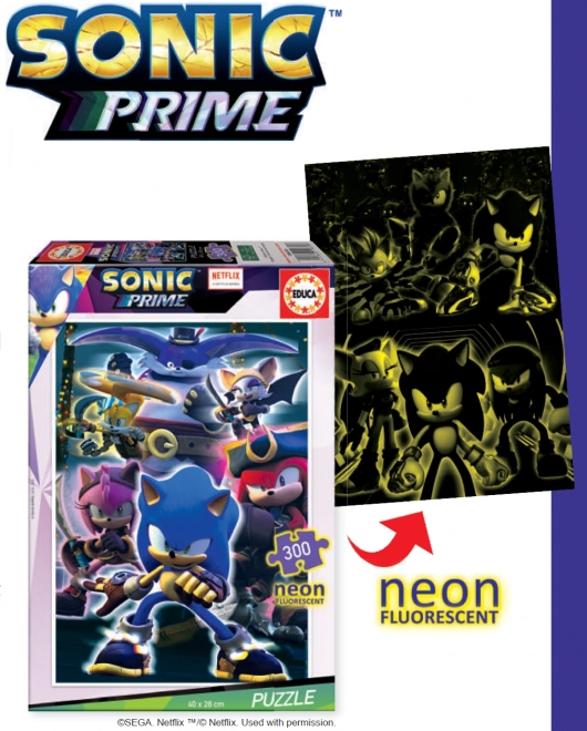 Puzzle luminoso Sonic Prime 300 pezzi