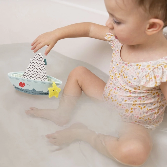 Barca da bagno con pupazzetto a dita per bambini Splash Play