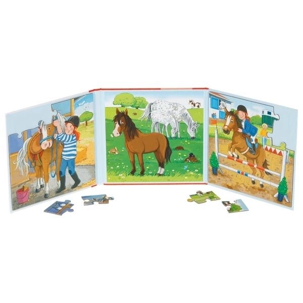 Puzzle magnetico libro Equitazione