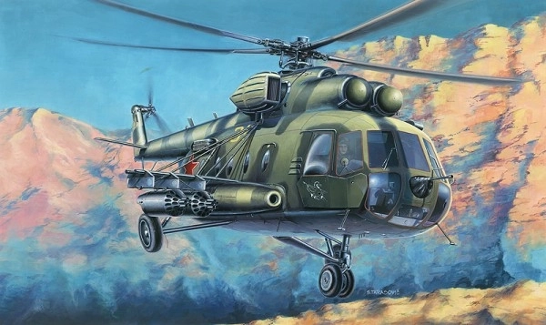 Modello Mil Mi-8 in scala 1:72