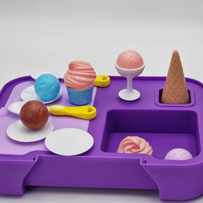 Cucina con gelato a palline 3 in 1 per bambini 62 pezzi