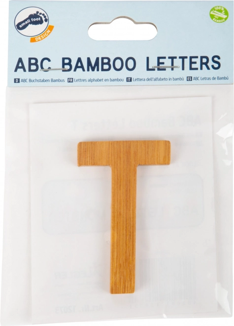 Lettera T in bambù di Small Foot