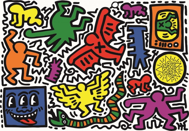 puzzle serie artistica keith haring