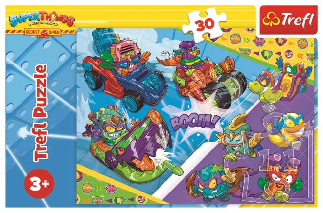 Puzzle TREFL Super Things: Squadra Dei Super Spioni 30 Pezzi