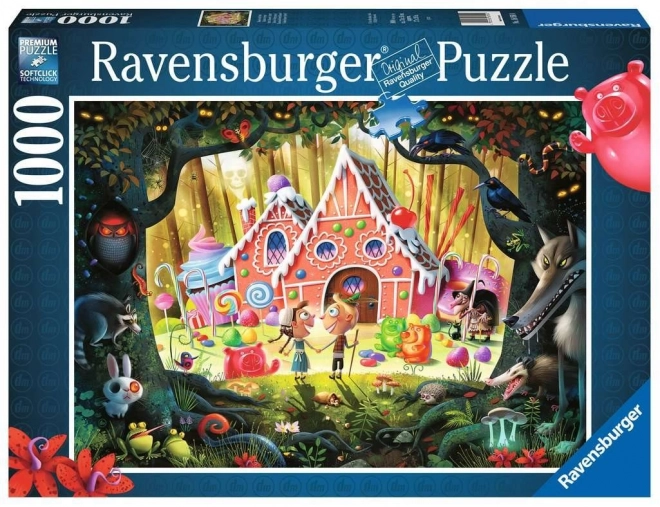Puzzle Jeníček e Mařenka Casa di Pan di Zenzero 1000 Pezzi