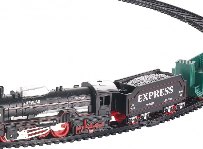 Set ferroviario con effetti