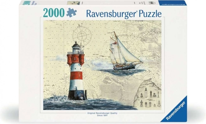 Puzzle Faro Romantico 2000 Pezzi Ravensburger