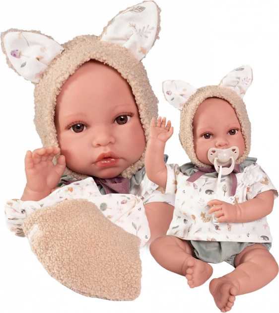 Bambola neonata realistica con corpo morbido - 42 cm