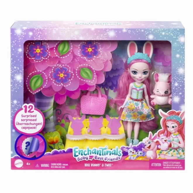 Amici Baby Enchantimals Bree Bunny e Twist