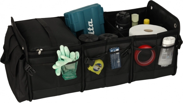Organizer per il bagagliaio con borsa termica