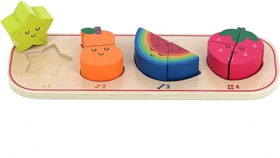 Puzzle ad incastri Imparo a Contare Frutta Sarah Betz