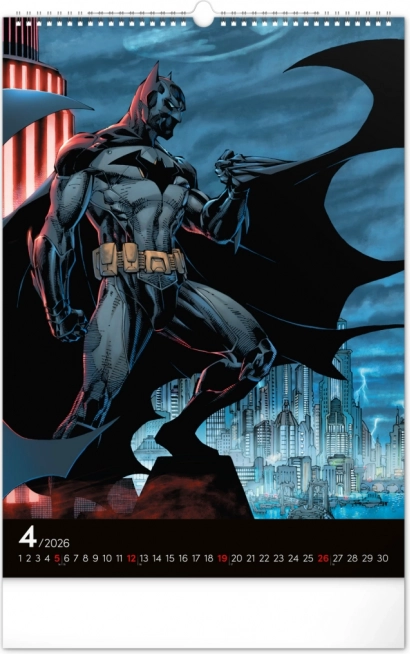 Calendario da parete Batman Dark 2026