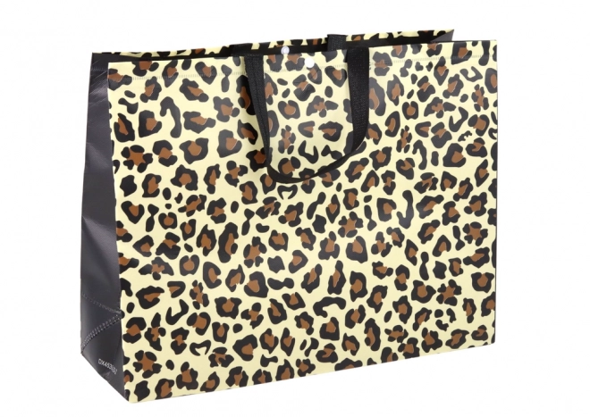 Borsa regalo motivo leopardato