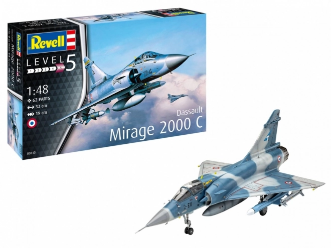 Modello in plastica Dassault Mirage 2000C scala 1/48