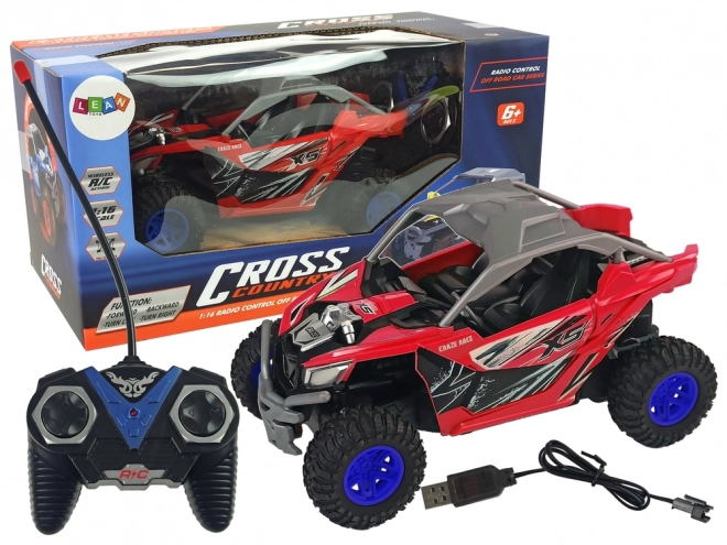 Auto fuoristrada telecomandato Cross Country rosso