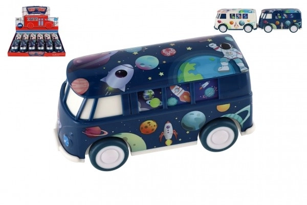 Autobus Spaziale a Frizione in Plastica 13cm