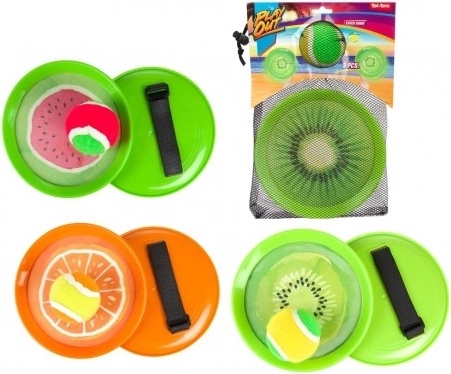 Gioco Lambáda Catch Ball – palla con velcro, design frutta, 18 cm