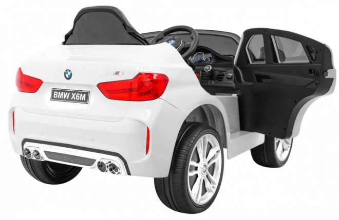 Auto elettrico BMW X6M per bambini - bianco