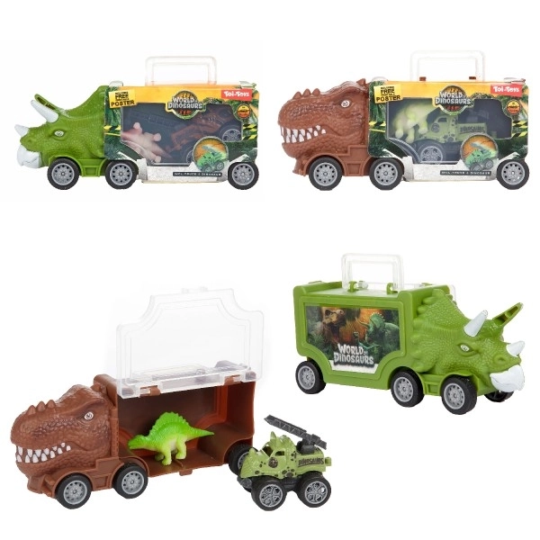 Camion Dinosauro Giocattolo con Accessori