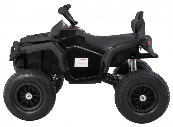 Quad ATV per bambini a batteria Air Black + ruote gonfiabili + radio MP3 + avvio lento