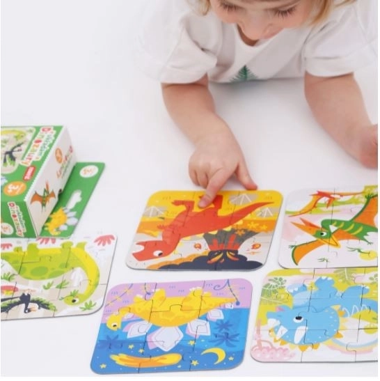 Puzzle Imparo con Dinosauri