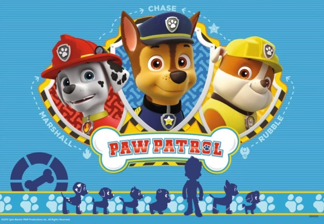 Puzzle Ryder Paw Patrol 2x12 pezzi Ravensburger