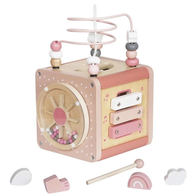 Cubo attivo in legno educativo Montessori