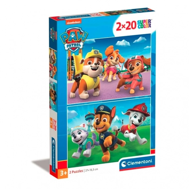 Puzzle PAW Patrol 2x20 pezzi