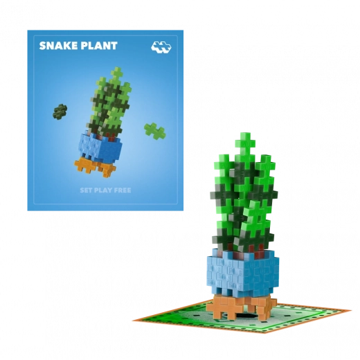 Plus-Plus fiore Snake Plant