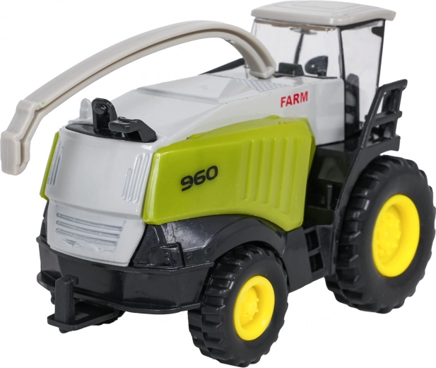 Tubo di scarico del grano orientabile e regolabile