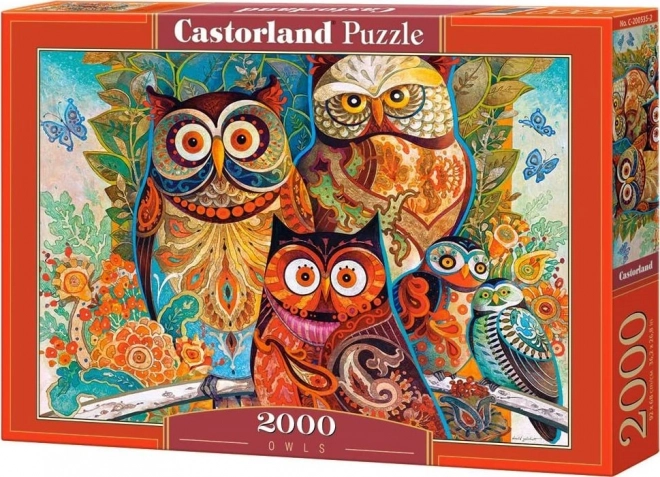 Puzzle 2000 pezzi gufi