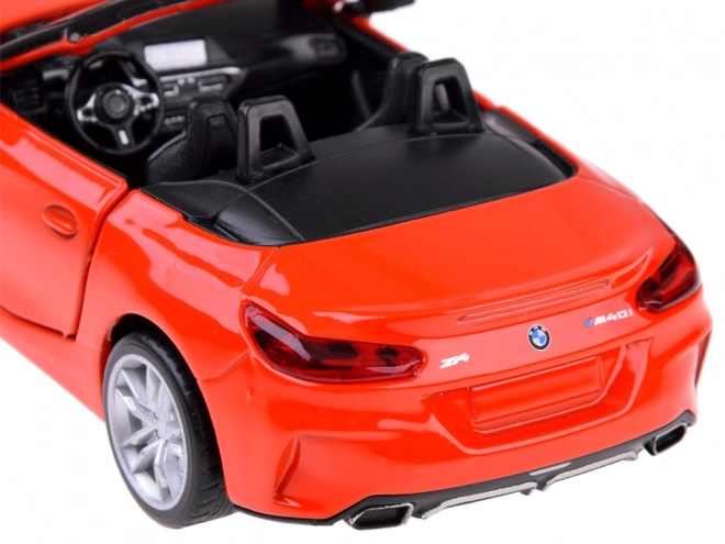 Auto metallico da collezione BMW Z4 M40i Cabriolet con luci